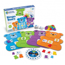 Развивающая игра "Цветное бинго с семейкой медведей"