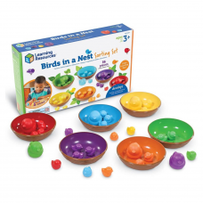 Развивающая игрушка "Цветные гнёздышки"