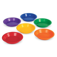 Цветные тарелки для сортировки