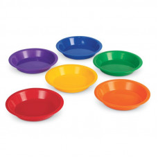 Цветные тарелки для сортировки