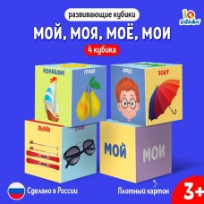 Развивающие кубики «Мой, моя, моё, мои»
