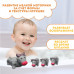 Набор резиновых игрушек для ванны «Мыльница: Коровка»